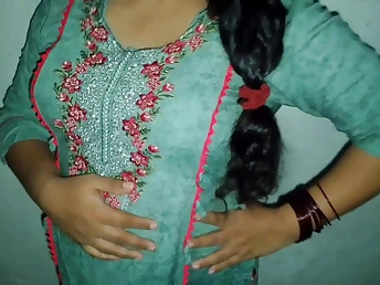Desi Randi drilled unchanging increased by deep in Indian style with long hair