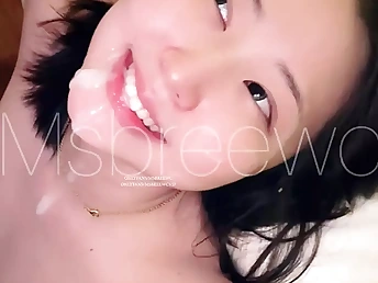 Inexperienced Chinese gal with ideal bod gets frigged and pulverized rock-hard in missionary stance