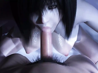 Babe's humungous jugs juggle while getting her warrior's donk romped with a monster - Anime porno trio-dimensionally 31