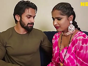 Desi Bhabhi gets her shaven fuckbox creampied by her brutha-in-law's rock hard penis in from the rear