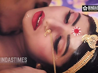 Wooly Indian Bhabhi Bebo's first-ever time with her husband & inward ejaculation madness