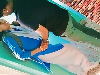 Mischievous Indian School Gal MMS Takes on a Huge Inborn Man sausage