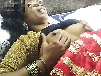 Super-steamy Tamil wifey bellows noisily while getting her cock-squeezing puss plumbed by her husband