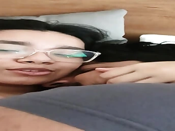 Uma A shares a warm moment with her beau in lingerie - homemade porn