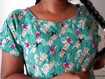 Magnificent Brownis in Tamil village gets jammed stiff by her crazy old guy