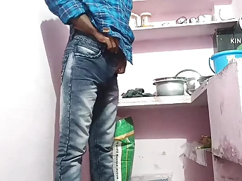 Ultra-kinky Chinese maid in high high-heeled shoes predominates kitchen with balloon play and indian sole fetish