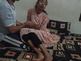 Horny Indian hubby enjoys blacked coitus with his Indian wife