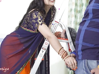 Your Priya's cock-squeezing booty gets boinked stiff & prompt after an ice rubdown on her saree