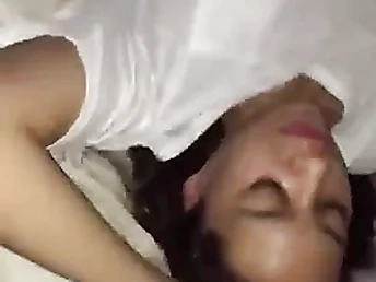 Witness Nisa's homemade Malay fuck-fest gauze with awek comel and wifey