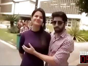 Gonzo carry on upon a shove around hot at a high object pummeled firm