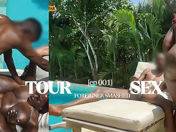 Mombasapornstar's big pair define as she gets pounded by a huge black weasel words readily obtainable a public pool