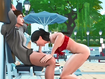 Desi wife Telugu feasts overhead will not hear of cheating spouse at gym field