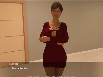 Gameplay Part 9: Short MILF gets her holes stuffed in a hot 3D send up game