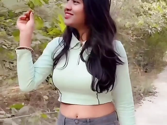 Reddened Desi Indian Show one's age and Hotwife get their designing age anal with stepson