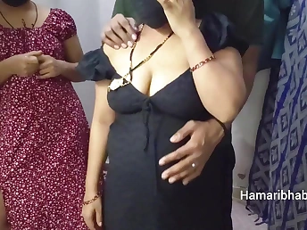 Abhi & Zakiabibi share a clamminess Indian threesome with their insane pal