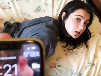 Pounded Her Hard: POV Unskilful Blowjob with a Cumshot