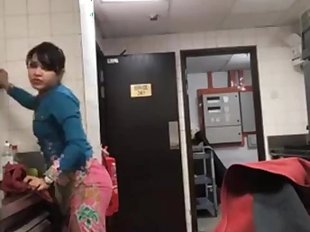 Indonesian babe awakens to the hottest artis kebaya action