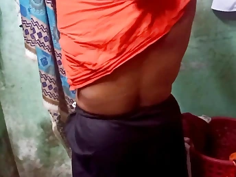 Young Indian young man swaps wives with a mature aunty approximately hot HD action