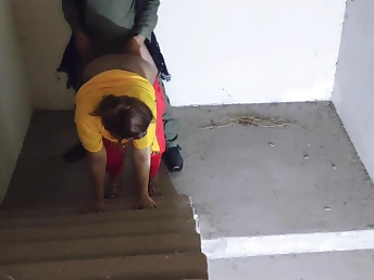 Desi step-mother gets her cock-squeezing vag comfortless rear end-fashion in HD homemade flick