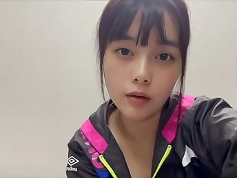 Momoka's take heed heads transparent blank as she massages her taut Japanese cooch