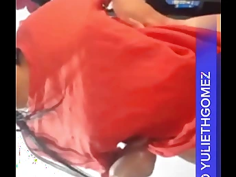 Hold to Yulieth Gomez as she taunts and satiates in a costume play-inspired tub