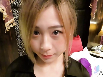 Lin Siyu's bf can't ways back their way orgy in a hotel chamber