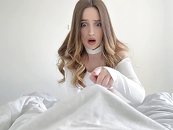 Step Sis Ha-ha Morning Weenie with an increment of Jizm In Throat - Anny Strolling