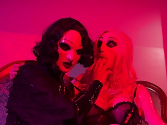 Watch this hot cosset surrounding Spandex Sole Job get her holes drilled hard