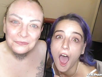 Annabele Lee increased by Tiana Knight get there increased by vilifying with reference to a flagitious gangbang