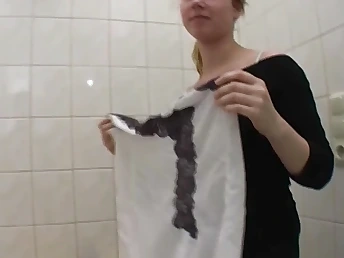 Kitchen sexcapade with Honey, a German amateur babe getting her pussy drilled near wild passionate action